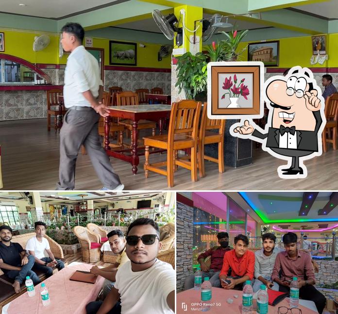 Take a look at the picture depicting interior and beverage at M/S SANKOSH VALLEY