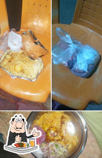 Food at Old Milap hotel