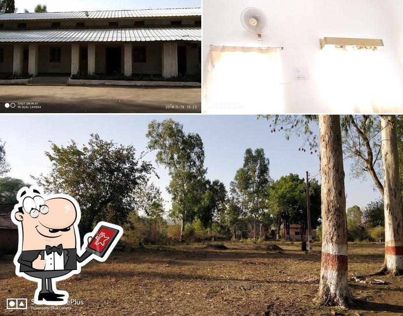 This is the picture depicting exterior and interior at PWD Rest House Jamai