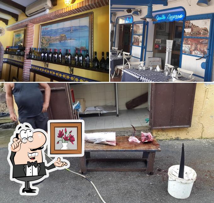 La foto della interni e bancone da bar di Ristorante Grotta Azzurra