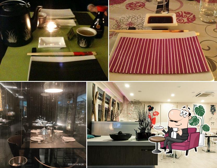 Gli interni di Hagakure - Fusion e Sushi