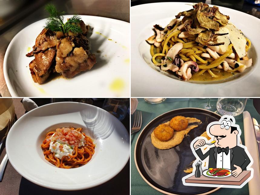 Platti al Trattoria del Castello