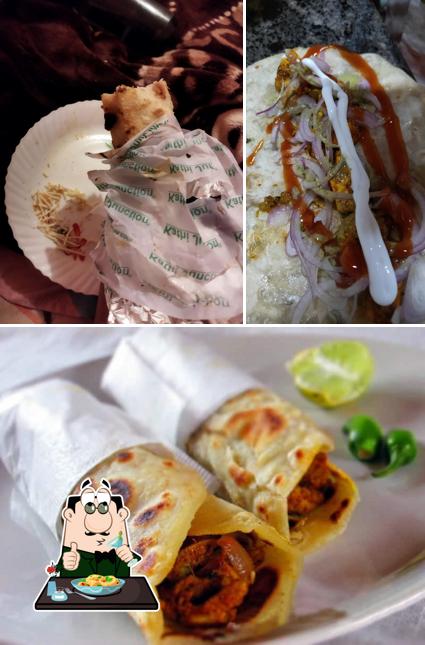 Food at Kathi Junction