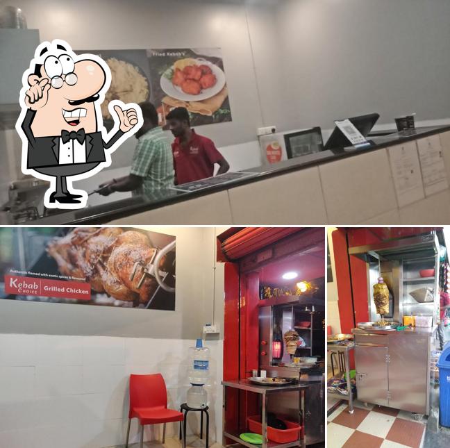 The interior of Kebab Choice