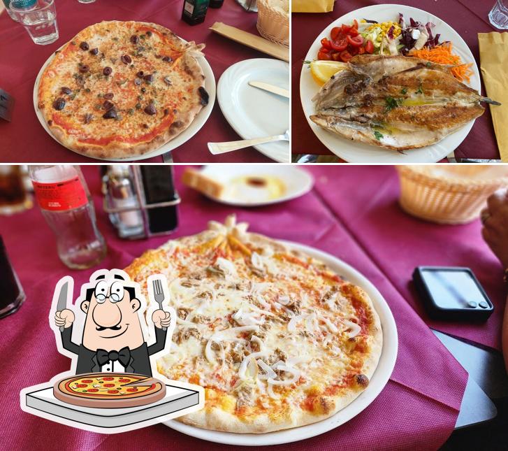 Scegli una pizza a La Locanda Tremezzo