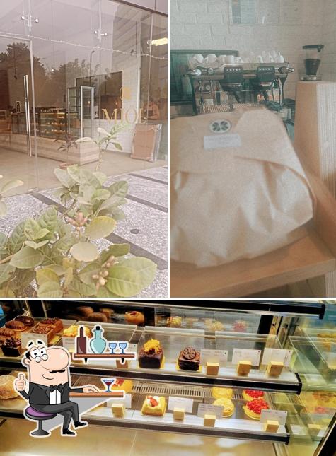 Take a seat at one of the tables at Mjöl Bake House