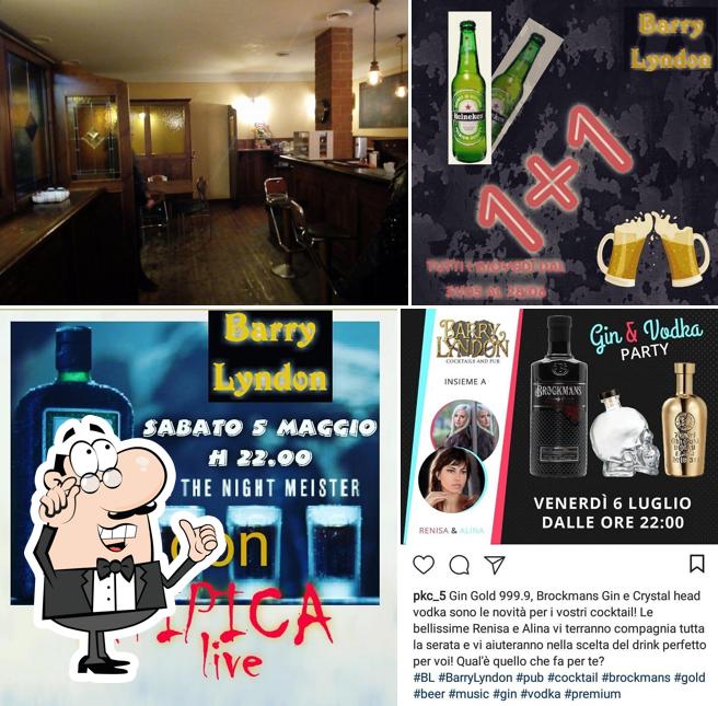 Gli interni di Barry Lyndon pub