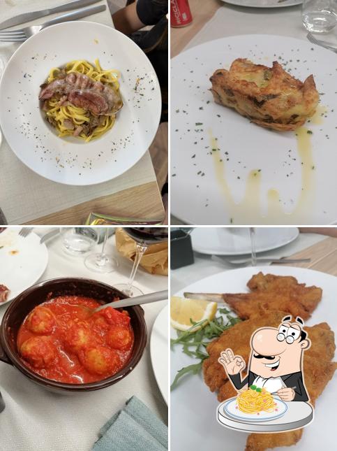 Spaghetti alla carbonara al Ristorante il Borgo