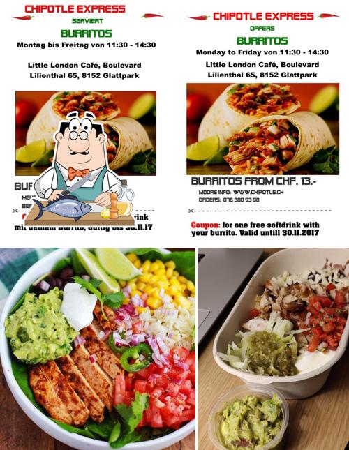 Salmone grigliato al Chipotle Express Burritos