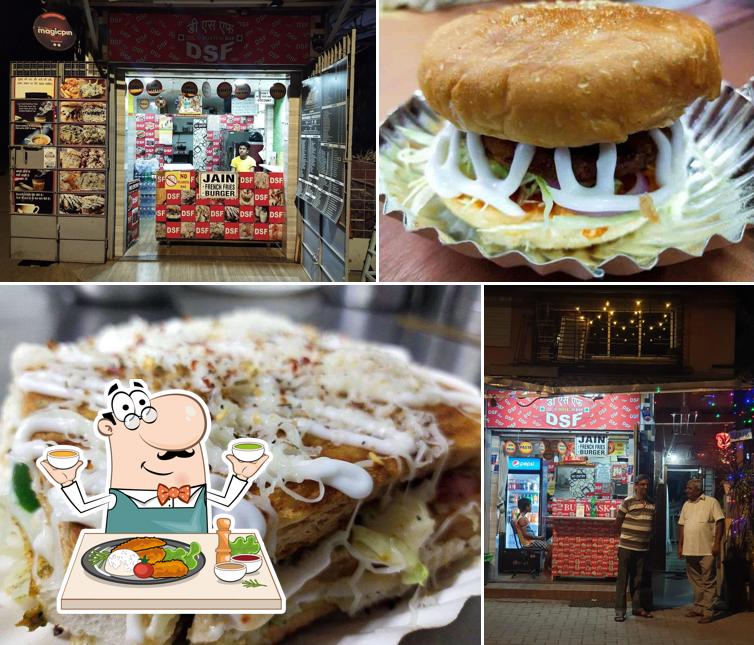 The restaurant's food and exterior