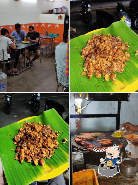 Food at Hogenakkal Kal Meen Kadi