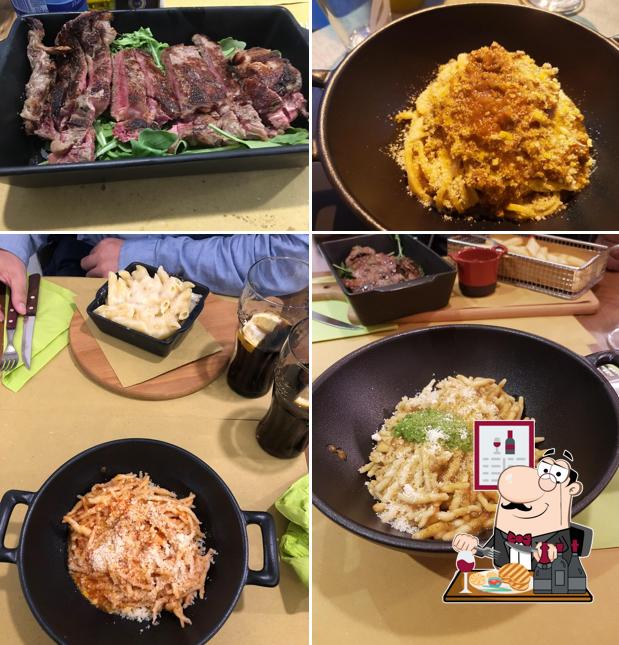 Prova i piatti di carne a PASTA STREET
