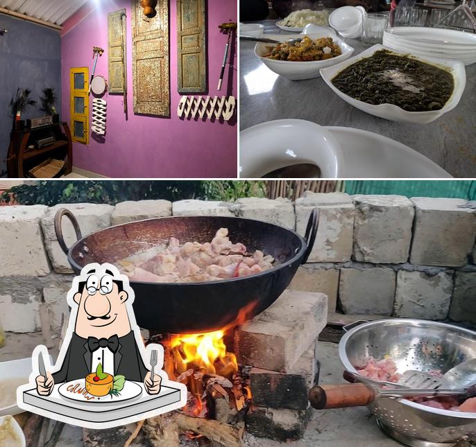 The restaurant's food and interior