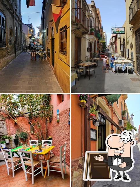 Gli esterni di Trattoria la Casalinga