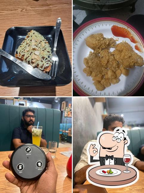 The restaurant's food and drink