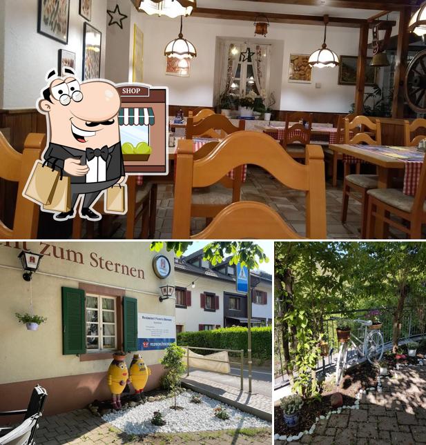 La esterno e interni del ristorante