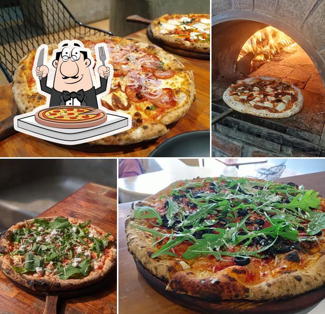 Try out various types of pizza