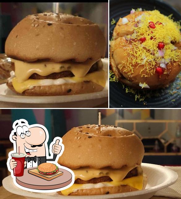 Get a burger at Cafe Bae 'N' Buns
