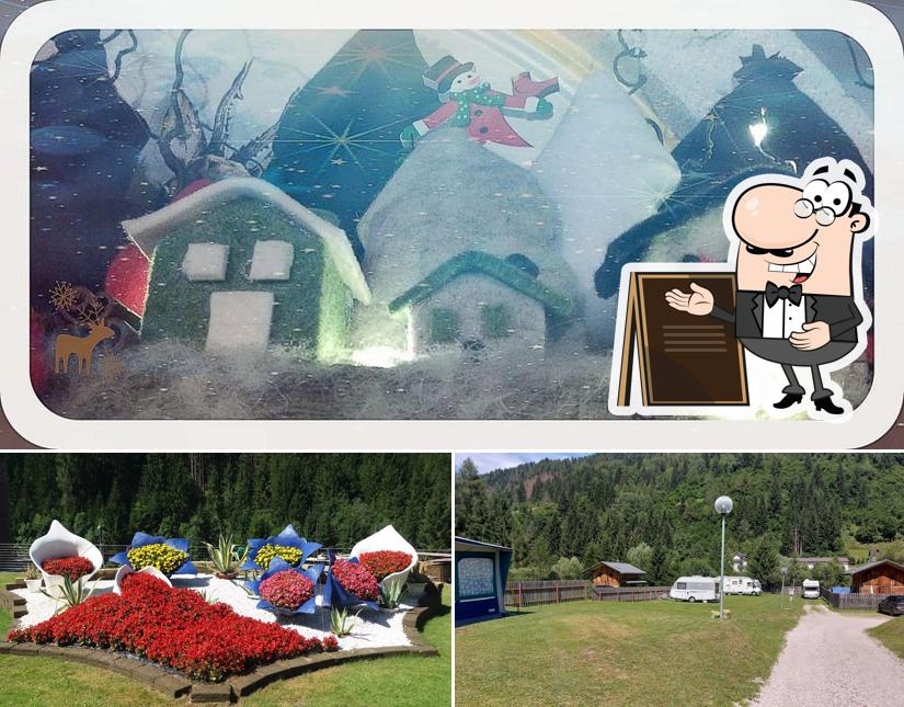 Gli esterni costituiscono una caratteristica importante di Camping Comelico Pizzeria Alla Baita