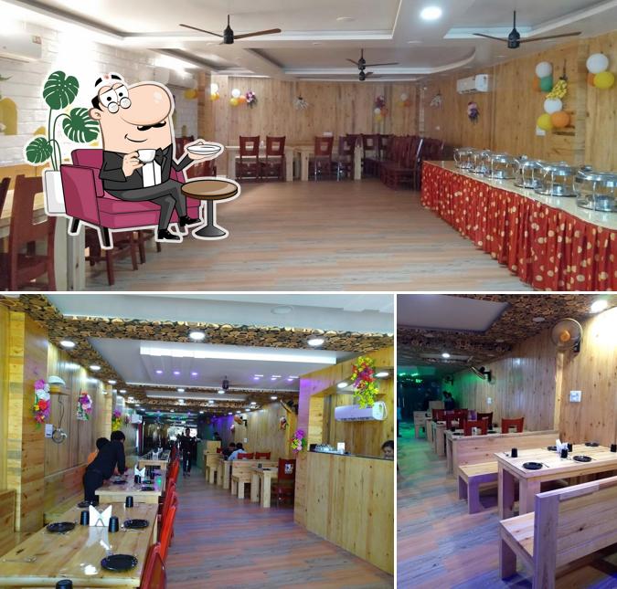 The interior of Jayka Restaurant