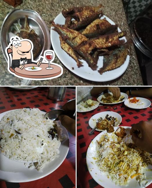 Food at Bindu Hotel