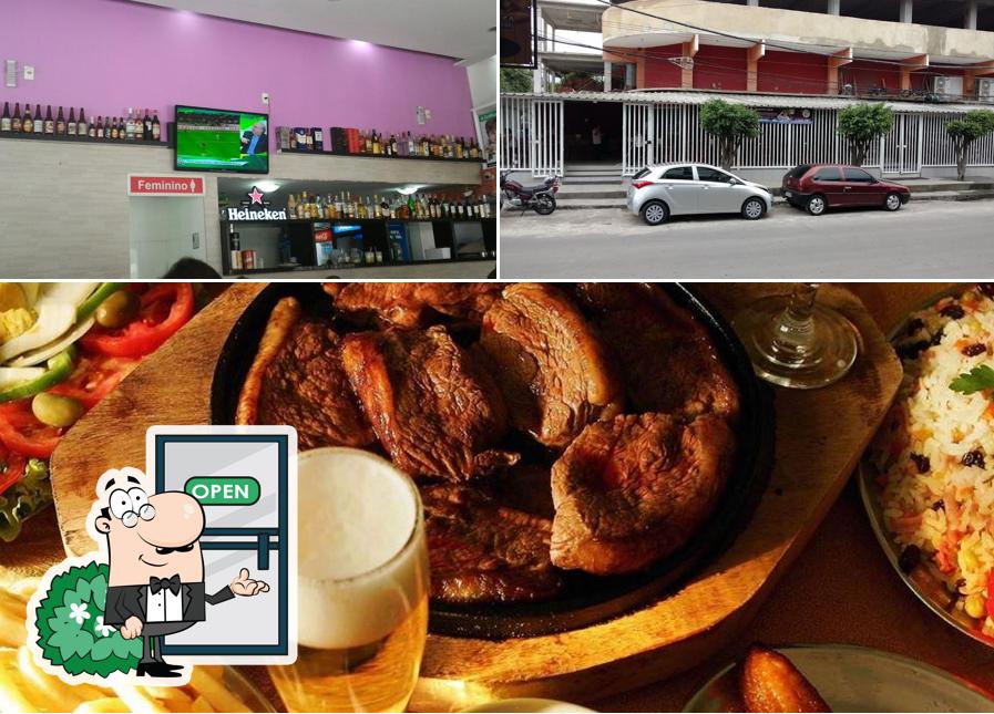 Entre diversos coisas, exterior e pizza podem ser encontrados a Garden Brasa