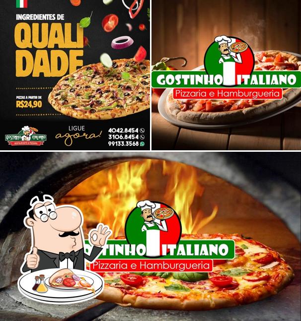 Experimente pizza no Gostinho Italiano