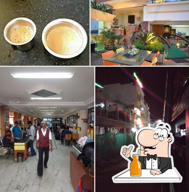 Enjoy a beverage at Sree baalaaji bhavan