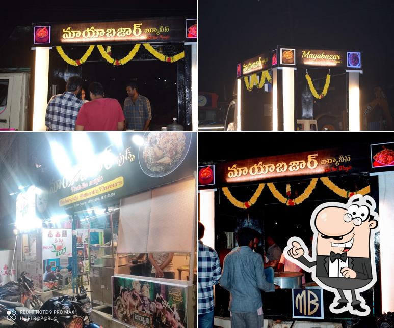 The interior of MAYABAZAR BIRYANI'S FOOD TRUCK