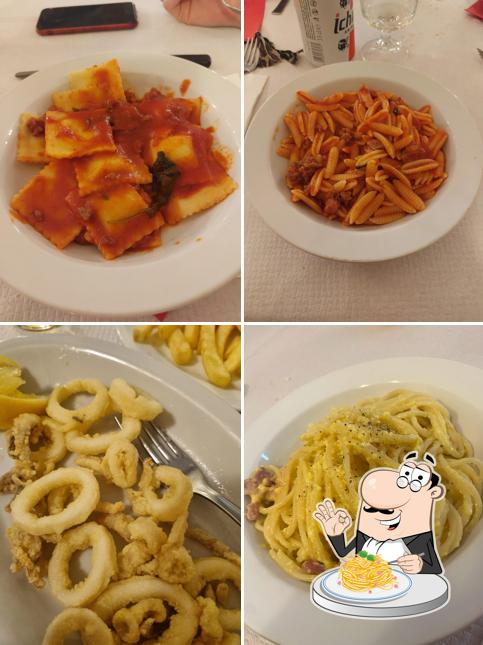 Spaghetti alla carbonara al Trattoria Bisson