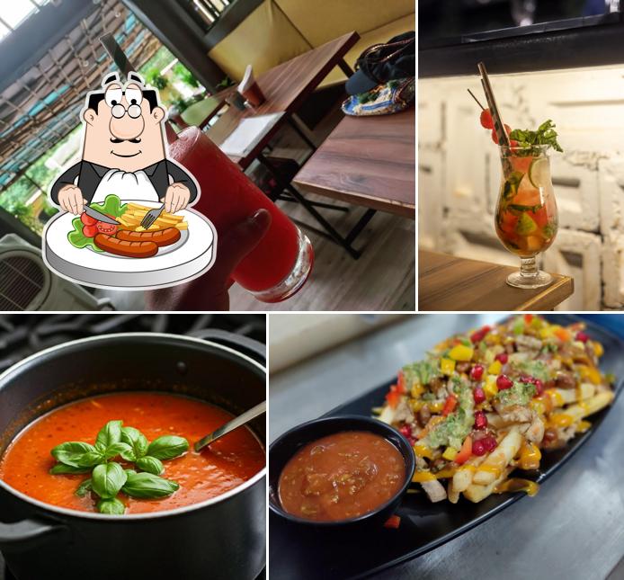 Meals at 9pm Bar and cafe