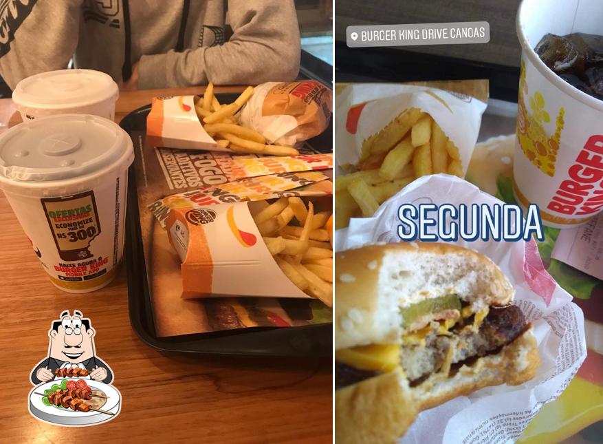 Platos en Burger King