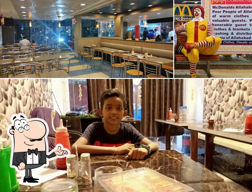 The interior of McDonald's