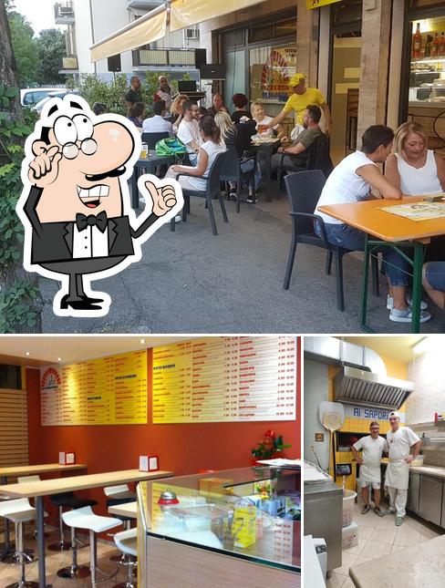 Gli interni di Ai Sapori Pizzeria da Asporto - Panini - Insalatone - Rosticceria