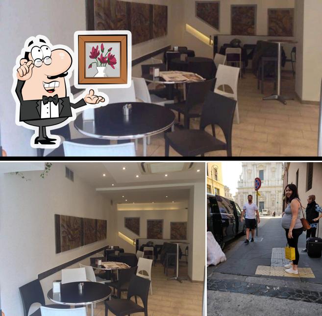 Questa è la immagine che mostra la interni e nozze di Cibus Café