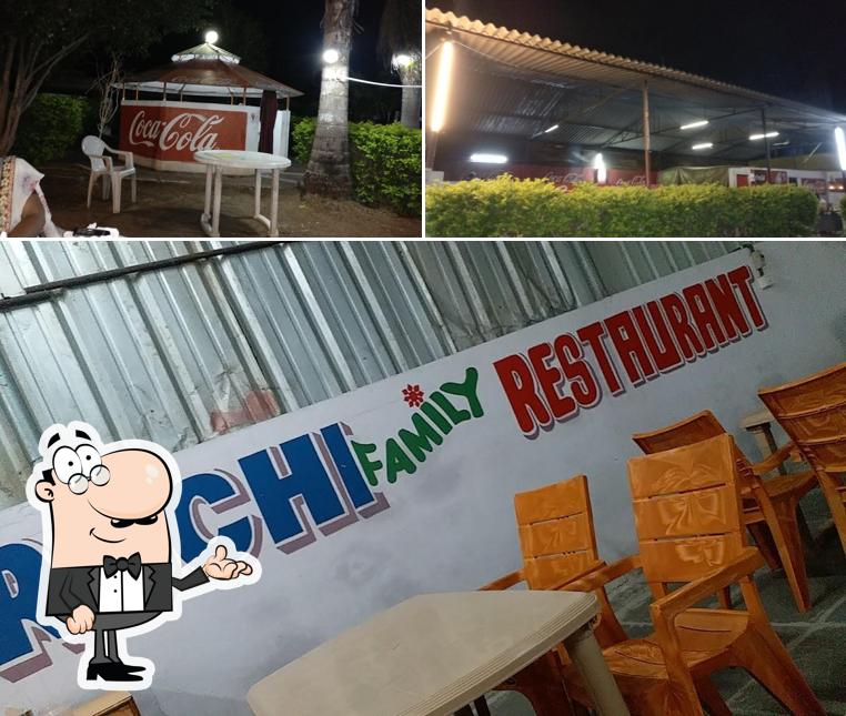 RUCHI Family Restaurant Veg & Non Veg is distinguished by interior and exterior