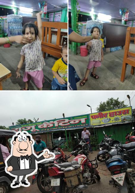 This is the picture showing interior and exterior at Raju Hotel