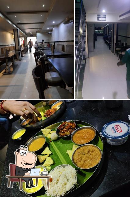 Hotel Vijaya Amrutha Syamala Center is distinguished by interior and food