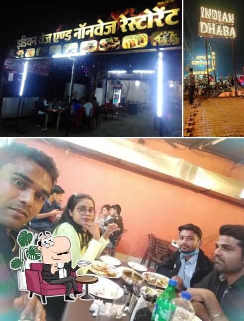 The interior of INDIAN FAMILY DHABA