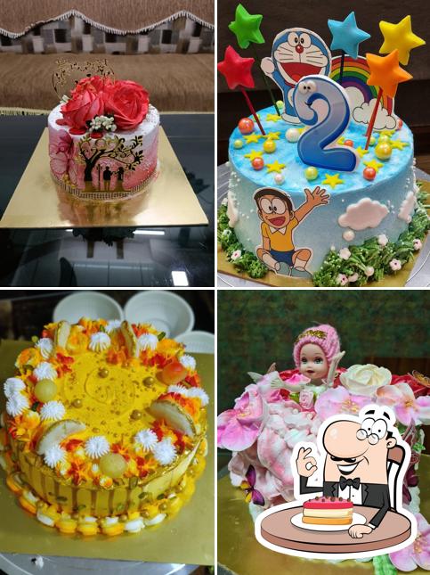 Here's a picture of Jiya's yummy cake