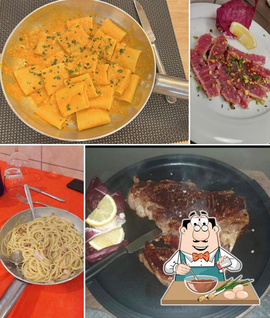 Ravioli al La Vecchia Cantina di Albusciago