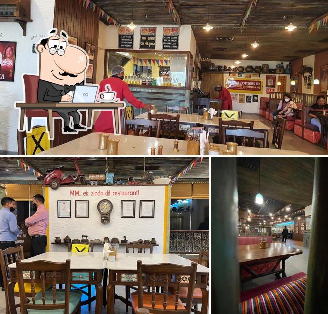 The interior of MIRCH MASALA