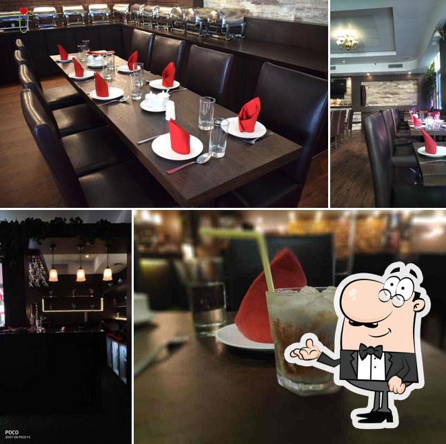 The interior of Red Xpress Restaurant & Bar