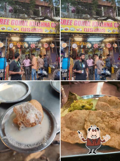 Ice cream at Sri Gokul Krishna cafe(Vadakada)