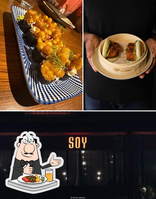 Soy is distinguished by food and exterior