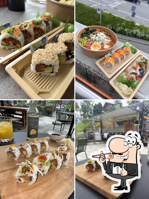 Ordina le varie opzioni di sushi