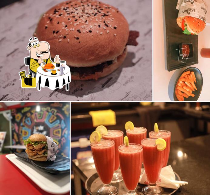 Food at sk8ters Burger