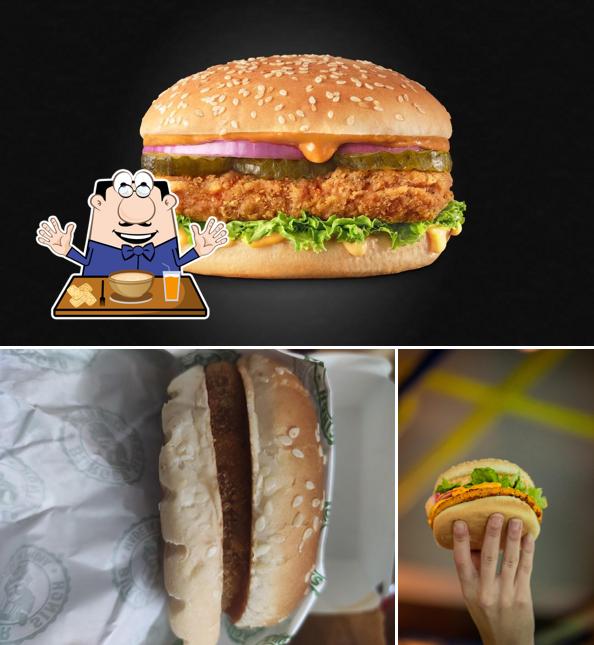 Food at Burger Singh