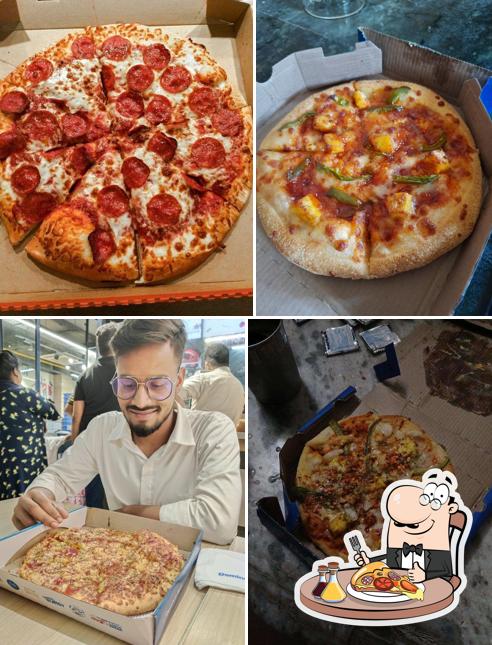 Order pizza at Dominos Pizza