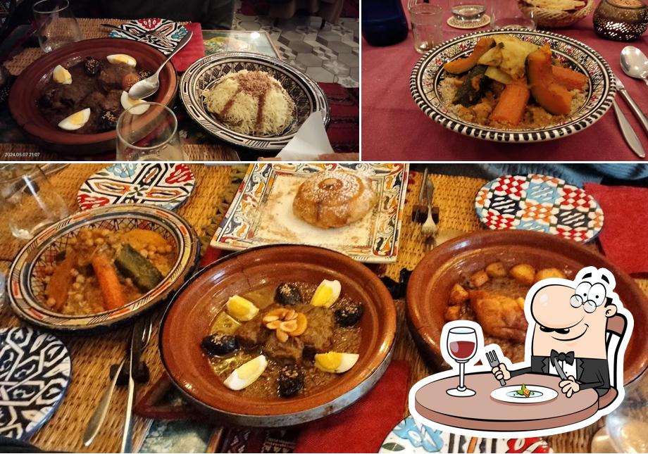 Cibo al La Maison Touareg